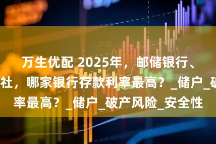 万生优配 2025年，邮储银行、农行、农村信用社，哪家银行存款利率最高？_储户_破产风险_安全性