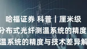 哈福证券 科普｜厘米级 vs 米级分布式光纤测温系统的精度与技术差异解析
