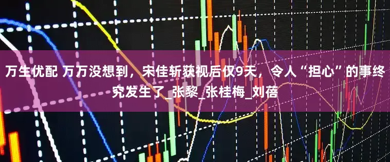 万生优配 万万没想到，宋佳斩获视后仅9天，令人“担心”的事终究发生了_张黎_张桂梅_刘蓓